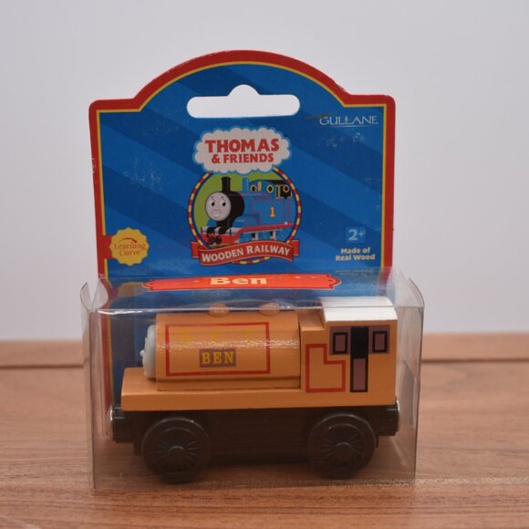 Ben SCC Learning Curve Thomas & Friends Wooden Railway Trains Engine 2001 VTG - Picture 3 of 7